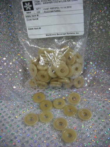 TANK WASHERS, CO2, Washers, Natural, 10 pack