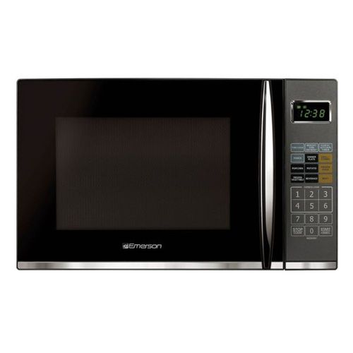 Manufacturer refurbished emerson 1100watt microwave oven &amp;grill- stainless steel for sale