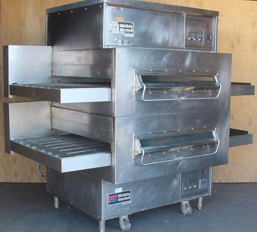 Middleby marshall ps360 natural gas conveyor pizza dough baking cooking oven for sale