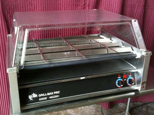 Hot dog roller warming &amp; cooker apw wyott 75sar7 208/240v display machine nsf for sale