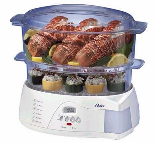 Electric healthy food steamer vegetable rice snack cooker vitamin timer greens for sale