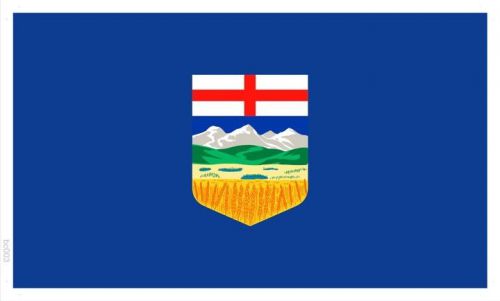 bc003 Alberta Canada Province Flag (Wall Banner Only)