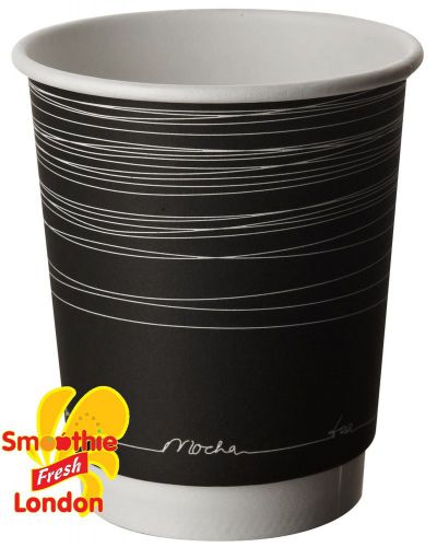 12oz-16oz DOUBLE-WALL DISPOSABLE INSULATED HOT COFFEE PAPER CUPS : UK Seller