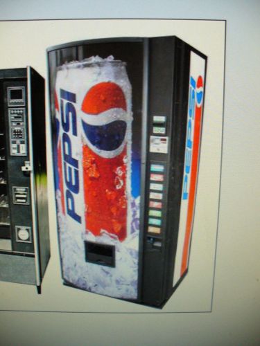 Cold drink -soda can-bottle vending machine-dixie narco 440--bubble front- nice for sale
