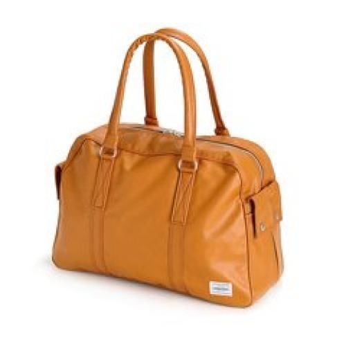 New PORTER Camel Freestyle Boston bag Ultra-High Density Canvas From Japan