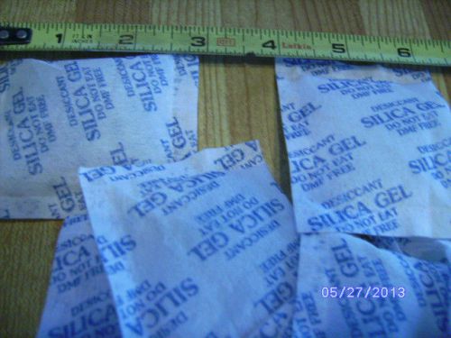 40EA X 10g SILICA GEL PACKETS DESICCANT DRYOUT MOISTURE ABSORBER COTTON  DMF FRE