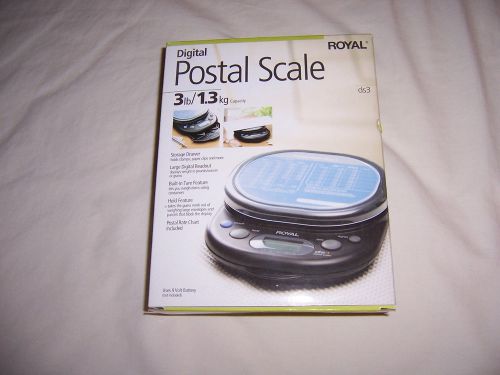 DIGITAL POSTAL SCALE FROM ROYAL - 3 lb