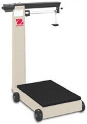 New ohaus d500m portable industrial mobile floor beam scale w/ wheels for sale