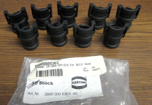 Harting 09000005363 Grommet 15-16mm KDT/Z15 For Split Hood (Lot of 9)