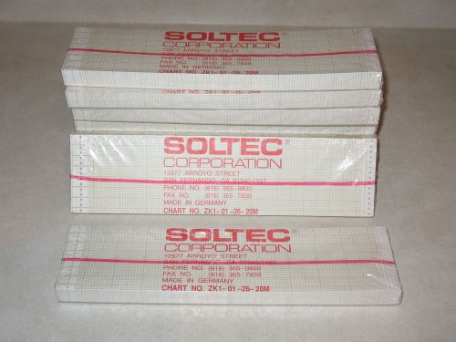 Soltec chart paper / media zk1-01-26-20m  *brand new - sealed* for sale
