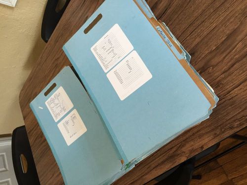 Smead Classification Folders, 6 part, legal size, blue, Item #19030
