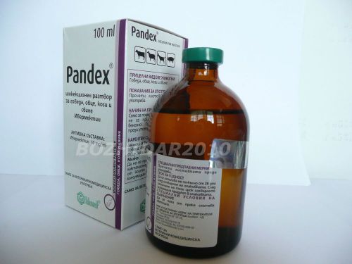 Pandex® (ivermectin) 1% solution for injection 100ml  for cattle, pigs, sheep, for sale