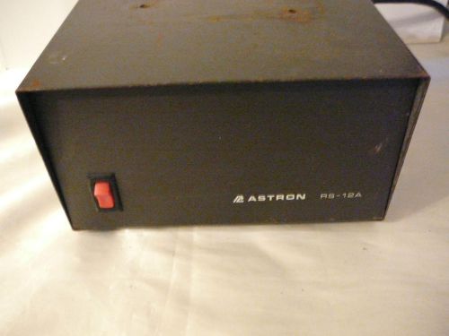 ASTRON RS-12A 13.8V FULLY REGULATED BENCH TOP POWER SUPPLY, HAM RADIO, CAR AUDIO