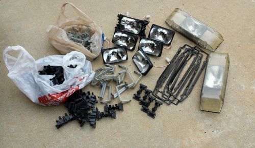 WHELEN FREEDOM USED PARTS LOT BULBS GASKETS DIVIDERS SNAP BRACKETS