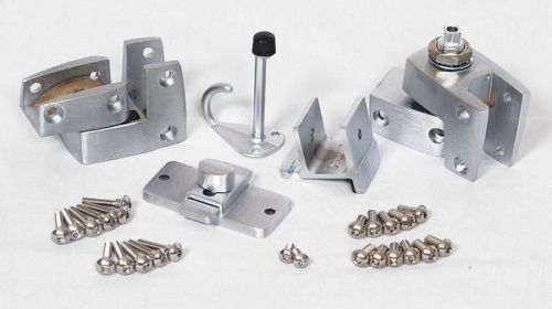 GLOBAL STEEL VAULT HINGE STAINLESS #40-8571007  Door Kit Use W/Polymer Partition