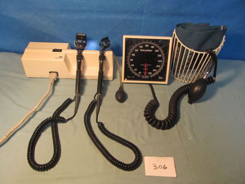 Welch Allyn 767 Series Transformer Otoscope &amp; Ophthalmoscope  W/2 Head &amp; Blood