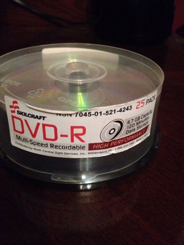 25 Blank DVD-R Sealed In Package