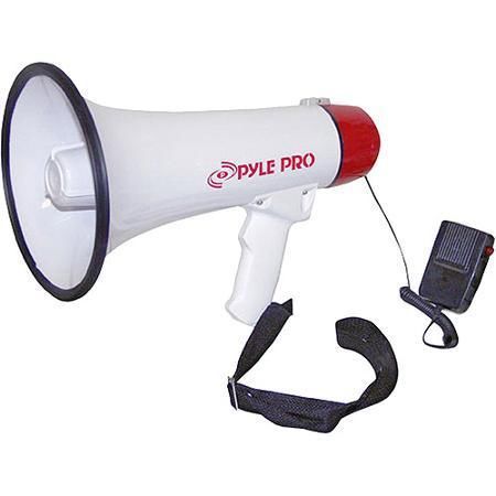 New Pyle PMP40 Professional Megaphone/Bullhorn with Siren &amp; Handheld Microphone