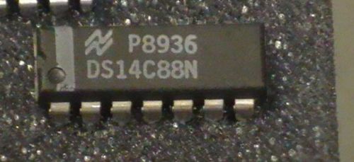 National DS14C88N CMOS RS232 Quad Line Driver 14-Pin DIP Plastic 14C88 1488