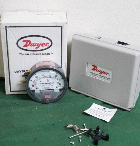 New dwyer instruments a-432 water rain meter gauge gage &amp; case !         f45 for sale