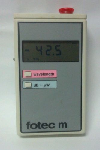 Fotec M Smart FO FM310 Fiber Optic Power Meter