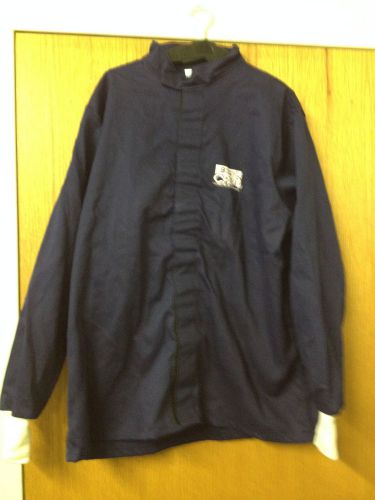 Chicago protective apparel ppe arc flash jacket size 2xl rn104083 long sleeve for sale
