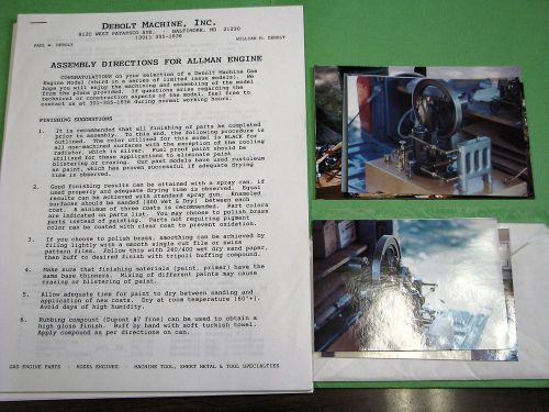 Model Inverted Cylinder Allman Engine - Plans &amp; Instructions - Hit and Miss