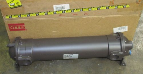THERMAL TRANSFER B-1203-77408 28&#034; X 6&#034; BRASS SHELL COPPER TUBES HEAT EXCHANGER
