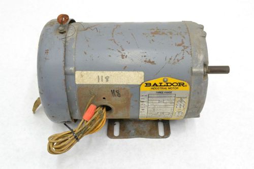 Baldor m3455 ac 1/4hp 208-230/460v-ac 1140rpm 3ph electric motor b262218 for sale