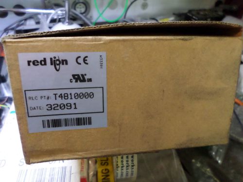 RED LION TEMPERATURE/PROCESS CONTROL - Part No T4810000 Panel Mount w/Relay Out