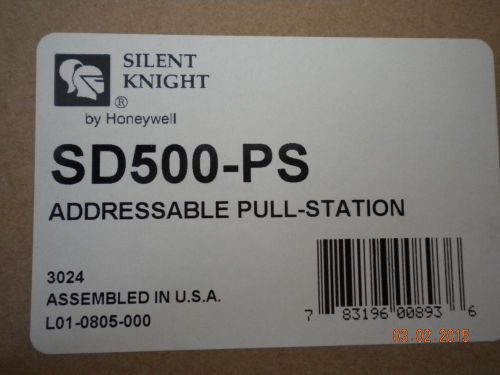 NEW SILENT KNIGHT SD-500 PS Addresable Pull Station Fire Alarm by Honeywell
