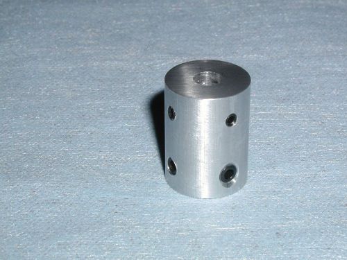 SHAFT COUPLER OR COUPLING 1/2&#034; TO 1/4&#034; LOT OF 1 ESG 6061 ALUMINUM