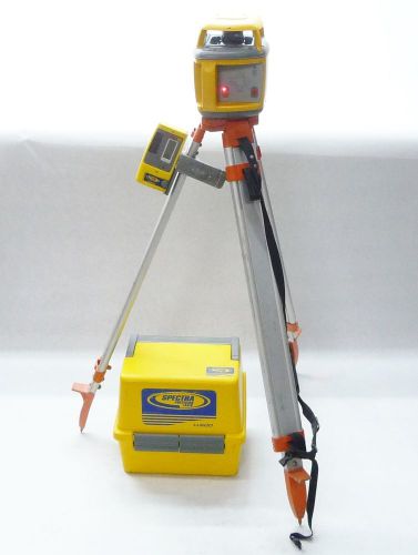 Lot trimble spectra ll600 rotary laser self level transmitter +hr500 receiver for sale
