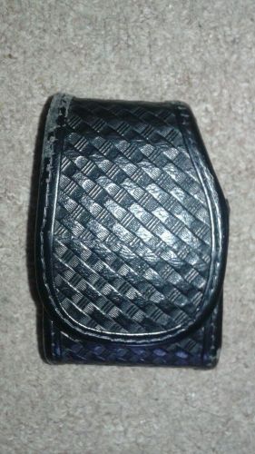 Cell phone holster basket weave police security belt uncle Mikes