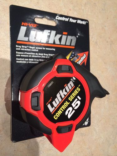 Lufkin CS8525 Control Series 25&#039; Tape Measure Hi Visibility *10&#039; Standout* Grip