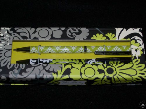 Vera Bradley BAROQUE Perfect Match Pen and Pencil Boxed Set NEW