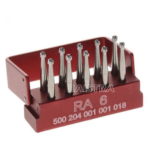1 Box SBT Dental Tungsten steel drill/burs For low speed Handpiece RA6