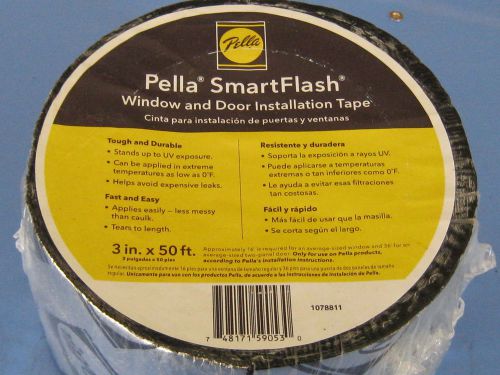 4 Rolls 3&#034; x 50&#039; Pella Smart Flash Window &amp; Door Installation Flashing Tape