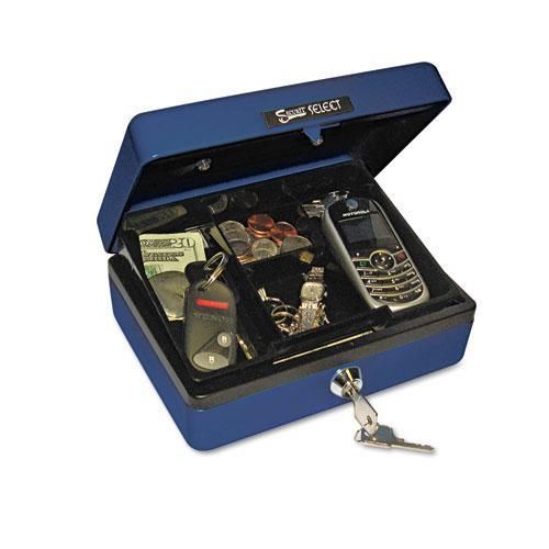 NEW PM COMPANY PMC04802 Select Personal-Size Cash Box, 4-Compartment Tray, 2