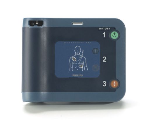 Philips heartstart frx aed with carrying case and 8-year warranty -free shipping for sale