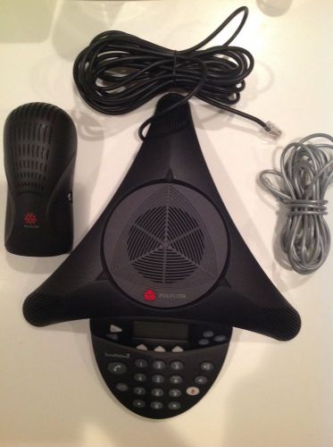 Polycom Soundstation 2 Non-Expandable Conference Phone 2201-16000-601 With AC