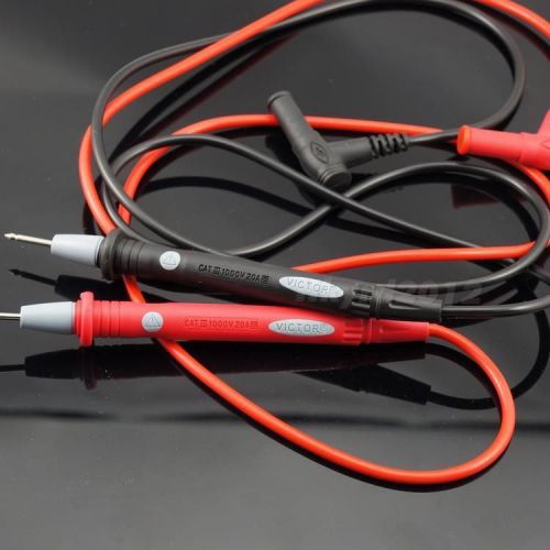 1 Pair 1000V 20A Digital Multimeter Test Lead Wire Probe 80cm HYDG