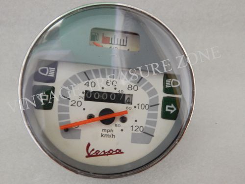Speedometer / Tacho Vespa LML PX Lusso 80, 125, 150, 200, 120Km/h/80 MPH GREY