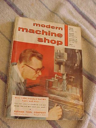 1956 Modern Machine shop  Paperback book