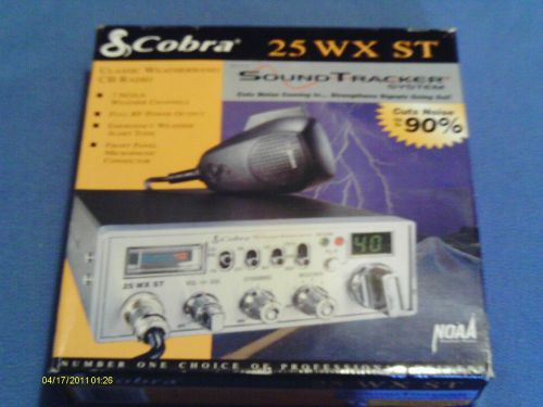 Cobra 25 WX ST SoundTracker System WeatherBand CB Radio