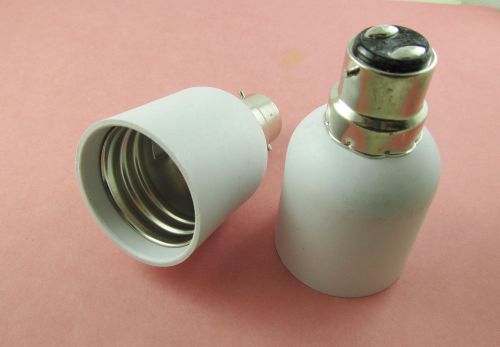 B22 to E40 Socket Base LED Halogen CFL Light Bulb Lamp Adapter Converter Holder