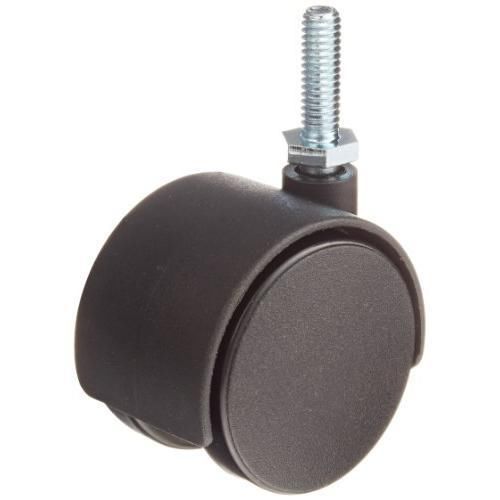 Shepherd Source II Series 50mm Diameter Nylon Hooded Twin Wheel Caster, 5/16&#034;