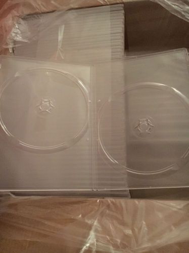 Maxtek 7mm Clear Double Disc DVD Cases