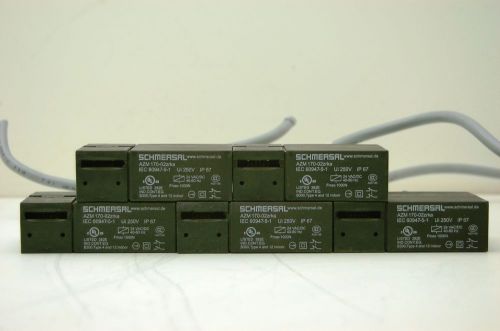 Lot of 5 Schmersal Solenoid Interlock AZM 170-02zrka 24 VAC/DC 40-60Hz 10 W Max