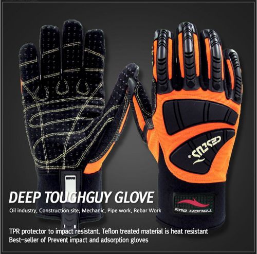 Industrial Safety Glove, Deep Toughguy (Size option : M, L, XL )